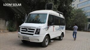 IIT Delhi Student Designed Solar Panel Electric Van