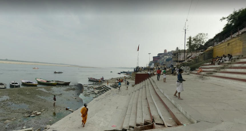 Vijayanagaram Ghat Varanasi Situated On The Banks Of The River Ganga