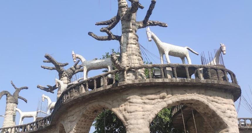 History of Nek Chand's Rock Garden Near Sukhna Lake in Chandigarh India