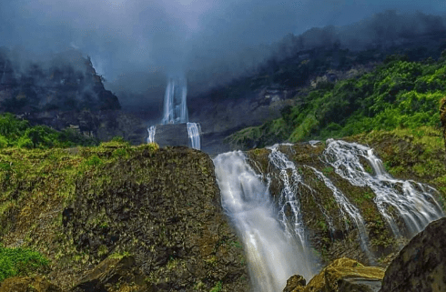 Kynrem Waterfalls Of Cherrapunji - Meghalaya Tourism