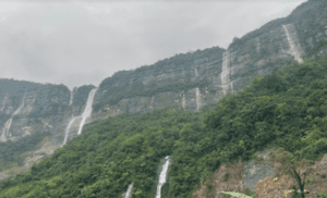 Kynrem Waterfalls Of Cherrapunji Meghalaya Tourism