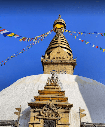 Swaymbhu Nath Stupa In Nepal