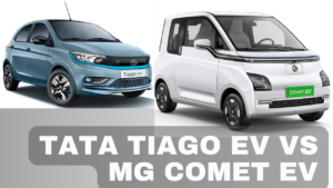 Tata Tiago EV Vs MG Comet EV – we will compare the price, features, battery range, and charging time of the Comet EV and the Tiago EV